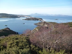 View of the Skye Bridge from the Plock Viewpoint
